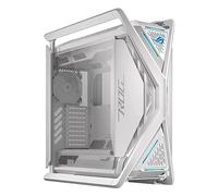 ASUS ROG Hyperion GR701 PC Case, supporta 2 Radiatori da 420 mm, 4 Ventole PWM da 140 mm, Pannelli Laterali Pieghevoli, supporto VGA integrato e Hub ARGB, Pannello Frontale 2 x USB Type-C, Bianco