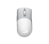 ASUS ROG Keris Mouse da gioco AimPoint Wireless connettività trimode, sensore 36000 DPI, 5 pulsanti programmabili, ROG SpeedNova, interruttori sostituibili, cavo paracord, bianco
