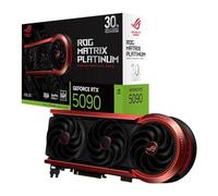 ASUS ROG Matrix Platinum GeForce RTX 5090 OC 30th-Anniversary Edition Gaming Scheda grafica 32 GB GDDR7, PCIe 5.0, 512 bit, raffreddamento a liquido dei metalli, DisplayPort 2.1b, HDMI 2.1b