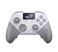 ASUS ROG RAIKIRI II PRO PC, Controller Gaming Wireless per PC, Bianco | Adatto per gli Esport, Polling Rate 8K, Display a colori, JoyStick TMR Sostituibili, Connettività USB 2.0, 2,4GHz e Bluetooth