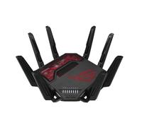 ASUS Router gaming GT-BE19000 Tri-band WiFi 7 (802.11be), larghezza di banda 320 MHz e 4096-QAM, doppie porte 10G, accelerazione di gioco a triplo livello, rete di gioco, AURA RGB, supporto AiMesh