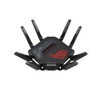ASUS ROG Rapture GT-BE98 WiFi 7 Router, Quad-band, Banda 320 MHz, 4096-QAM, Funzionamento Multi-link, Doppia Porta 10G, WAN di Backup, Sicurezza di Rete, Compatibilità AiMesh