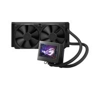 ASUS ROG Ryujin III 240 All-in-one Liquid CPU Cooler con radiatore da 240 mm. Pompa Asetek di ottava generazione, 2 ventole Noctua IndustrialPPC da 120 mm, LCD a colori da 3,5"