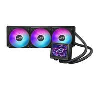 ASUS ROG RYUJIN III 360 ARGB EXTREME, Dissipatore AIO a Liquido, Nero | Cooler CPU con Display da 3,5" per Monitoraggio Sistema, Pompa Emma Gen8 V2, Tre Ventole ROG RGB per un Elevato Flusso d'Aria