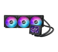 ASUS ROG RYUJIN III 360 ARGB EXTREME, Dissipatore AIO a Liquido, Nero | Cooler CPU con Display da 3,5" per Monitoraggio Sistema, Pompa Emma Gen8 V2, Tre Ventole ROG RGB per un Elevato Flusso d'Aria