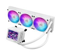 ASUS ROG RYUJIN III 360 ARGB EXTREME WHT, Dissipatore AIO a Liquido, Bianco | Cooler CPU con Display da 3,5" per Monitoraggio Sistema, Pompa Emma Gen8 V2, Tre Ventole ROG RGB per un Elevato Flusso d'Aria