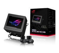 ASUS ROG Ryujin III WB, Sistema di Raffreddamento ad Acqua ad Anello Aperto, Water Block con 178 Alette di Micro-Raffreddamento, Schermo LCD da 3,5" con Elementi a Tema ROG, Nero