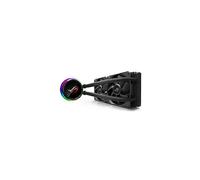 Asus ROG RYUO 240 RGB AIO Liquid CPU Cooler Radiatore da 240 mm Doppia ventola PWM a 4 pin da 120 mm con pannello OLED e controllo ventola 1,77""""
