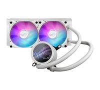 ASUS ROG RYUO III 240 ARGB WHT, Dissipatore AIO Liquido, Bianco, 2 Ventole | Sistema di Raffeddamento della CPU, Pompa Asetek di 8a Generazione, Display LED Anime Matrix, Ventole ROG ARGB