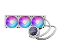 ASUS ROG RYUO III 360 ARGB White Edition All-in-one AIO Liquid CPU Cooler 360mm Radiatore, Asetek 8th gen Pump Solution, Anime Matrix™ LED Display e ROG AF 12S ARGB Fan.