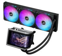 ASUS ROG RYUO IV 360 ARGB, Dissipatore a Liquido, Nero, 3 Ventole ARGB | Sistema di Raffeddamento della CPU, Schermo Curvo 2K AMOLED da 6, 67" con Effetti 3D, Tubi da 400mm, per Intel e AMD