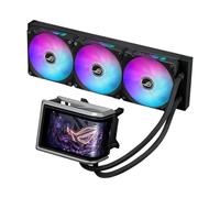 ASUS ROG RYUO IV 360 ARGB, Dissipatore a Liquido, Nero, 3 Ventole ARGB | Sistema di Raffeddamento della CPU, Schermo Curvo 2K AMOLED da 6, 67" con Effetti 3D, Tubi da 400mm, per Intel e AMD