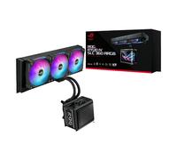 ASUS ROG RYUO IV SLC 360 ARGB, Dissipatore a Liquido con Schermo Curvo 2K AMOLED da 6,67" per Effetti 3D, Tubi da 200mm, Ventole ARGB, Compatibile con Intel LGA 1851 e 1700 e AMD AM5 e AM4, Nero