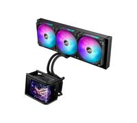 ASUS ROG RYUO IV SLC 360 ARGB, Dissipatore a Liquido, Nero, 3 Ventole ARGB | Sistema di Raffeddamento della CPU, Schermo Curvo 2K AMOLED da 6, 67" con Effetti 3D, Tubi da 200mm, per Intel e AMD