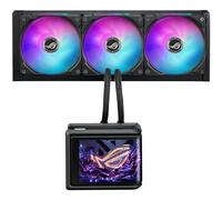 ASUS ROG RYUO IV SLC 360 ARGB, Dissipatore a Liquido, Nero, 3 Ventole ARGB | Sistema di Raffeddamento della CPU, Schermo Curvo 2K AMOLED da 6, 67" con Effetti 3D, Tubi da 200mm, per Intel e AMD