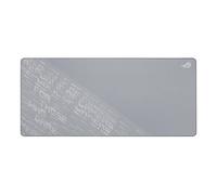 ASUS ROG Scabbard II Arctic Gray XXL Tappetino per mouse da gioco (tappetino per mouse grande 900 x 400 mm, superficie resistente ad acqua, olio e polvere, resistente alla sfilacciatura, bordi cuciti