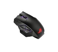 ASUS ROG Spatha X Mouse Gaming Dual-Mode (Wireless e USB-C), Sensore Ottico 19.000 DPI, 12 Tasti Programmabili, Socket Switch Push-Fit, ROG Micro Switch, Base di Ricarica Magnetica, Nero