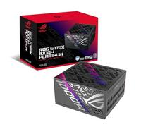 ASUS ROG Strix 1000W Platinum (Alimentatore completamente modulare, certificato 80 Plus Platinum, ATX 3.1, Cybenetics Lambda GaN MOSFET, stabilizzatore di tensione intelligente GPU, garanzia 10