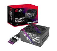 ASUS ROG Strix 1200W Platinum (80 Plus e Cybenetics Platinum, ATX completamente modulare, ATX 3.1, PCIe 5.1, GaN MOSFET, GPU-First IVS, ROG Equalizer 12V-2x6 GPU Cavo di alimentazione, 10 Anni