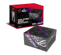 ASUS ROG Strix 850W Platinum Equalizer, Alimentatore Gaming Modulare per PC, PCle Gen 5.1, ATX 3.1, 80+ Platinum, Cybenetics Lambda A, Doppio Cuscinetto a Sfera, Nero, ROG-STRIX-850P-GAMING-E