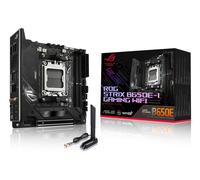 ASUS ROG STRIX B650E-I GAMING WIFI Scheda Madre Gaming Mini-ITX, AM5, Ryzen 9000/8000/7000, AMD B650, DDR5, PCI 5.0, WiFi 6E (802.11ax), 2.5Gb Lan, 2xM.2, 2xSATA 6GB/s, Aura Sync RGB