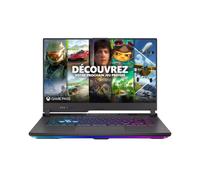 ASUS ROG STRIX-G15-G513RM-HQ264W PC portatile Gamer 15'' 2.5k WQHD 165Hz & 3ms (AMD Ryzen 7-6800H, RTX 3060 6G, RAM 16GB DDR5, 512GB SSD PCIe, Windows 11 Home) Tastiera AZERTY RGB 4 Zone