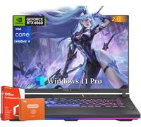 ASUS ROG Strix G16 Gaming Laptop, con licenza a vita Office 2024, 16" QHD+ 240Hz, Intel i9-14900HX, GeForce RTX 4060, RAM DDR5 da 64 GB, SSD da 4 TB, KB retroilluminato, Windows 11 Pro, con accessori