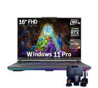 ASUS ROG Strix-G16 Notebook da gioco - AMD Ryzen 9 8940HX, WUXGA 165 Hz, NVIDIA GeForce RTX 5070 Ti 12 GB GDDR7, 64 GB DDR5, 4 TB SSD, retroilluminazione RGB, Windows 11 Pro, con
