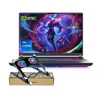 ASUS ROG Strix G16 RTX 5060 Gaming Laptop, 16" FHD+ 165Hz, Intel i7-14650HX (Beats Intel i9-13900), 64GB DDR5 RAM, 2TB SSD, RGB Lightbar, ROG Cooling, Bundle con PCO Laptop Cooler, Grigio, W11P