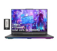 ASUS ROG Strix G18 18" 240Hz QHD Gaming Laptop, Intel i9 14900HX, 64GB RAM, SSD PCIe 4TB, Tastiera Retroilluminata RGB, NVIDIA GeForce RTX 4060 8GB, Wi-Fi 6E, Windows 11, Grigio, 256GB Docking Station