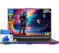 ASUS ROG Strix G18 Gaming Laptop, 18" Nebula 16:10 240Hz QHD, Intel 24-Core i9-14900HX, GeForce RTX 4080, 32GB DDR5, 2TB SSD, Tastiera retroilluminata, Wi-Fi 6E, Windows 11 Pro, con accessori