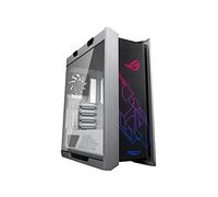 ASUS ROG Strix Helios GX601 White Edition RGB Mid-Tower Case per schede madri ATX/EATX con vetro temperato, telaio in alluminio, bretelle GPU, supporto radiatore 420mm e Aura Sync