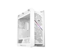 ASUS ROG Strix Helios II GX601S WHITE, Case Gaming EATX in Alluminio, Vetro Temperato ai Lati, Design a Griglia di Diamanti e Filtro 3D, 4 Ventole ARGB Preinstallate, Cinghie per il Trasporto, Bianco