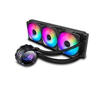 ASUS ROG Strix LC II 360 ARGB Dispositivo di raffreddamento a liquido all-in-one, Cooler CPU, supporto Intel LGA 1700 e AMD AM4/TR4, 3 Ventole ROG RGB da 120 mm, Aura Sync, Nero