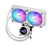 ASUS ROG Strix LC III 240 ARGB WHT, dissipatore di liquidi per CPU all-in-one con blocco dell'acqua ruotabile a 360°, pompa Asetek V2 di 7a generazione, ventole ROG ARGB Premium, Aura Sync, Bianco