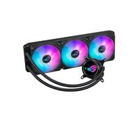 ASUS ROG Strix LC III 360 ARGB, dissipatore di liquidi per CPU all-in-one con blocco dell'acqua ruotabile a 360°, pompa Asetek V2 di 7a generazione, ventole ARGB ROG Premium, Aura Sync, Nero
