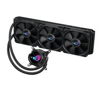 ASUS ROG Strix LC III 360, dissipatore di liquidi per CPU all-in-one con blocco dell'acqua ruotabile a 360°, pompa Asetek V2 di 7a generazione, ventole ROG Premium, Aura Sync, Nero