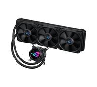 ASUS ROG Strix LC III 360, dissipatore di liquidi per CPU all-in-one con blocco dell'acqua ruotabile a 360°, pompa Asetek V2 di 7a generazione, ventole ROG Premium, Aura Sync, Nero