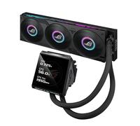 ASUS ROG Strix LC IV 360 ARGB LCD, Dissipatore di Calore a Liquido per CPU, Q-Connector per Facile Installazione, Potente Pompa, Schermo LCD IPS da 5,8", Tre Ventole ROG ARGB, Aura Edge, Nero