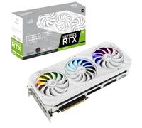 ASUS ROG Strix RTX 3070 White V2 OC Edition Scheda Grafica, 8 GB GDDR6, PCIe 4.0, HDMI 2.1, DisplayPort 1.4a, PSU Consigliata 750W, Illuminazione RGB, GPU Tweak II, Ventole Axial Tech, LHR, Bianco