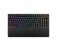 ASUS ROG Strix Scope II 96, Tastiera Meccanica Gaming Wireless, Connessione Bluetooth 5.1 e ROG SpeedNova a 2.4GHz, Tasti ROG RX, Illuminazione RGB, Compatibile con Windows 11, Nero