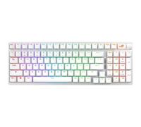 ASUS ROG Strix Scope II 96 Wireless tastiera Giocare USB + RF Wireless + Bluetooth QWERTZ Tedesco Bianco NEW