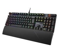 ASUS ROG Strix Scope II RX - Tastiera da gioco, IP57, schiuma ammortizzante, interruttori ottici rossi prelubrificati ROG RX, copritasti PBT, controllo multifunzione, tasti funzione