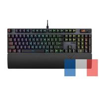 ASUS ROG Strix Scope II RX - Tastiera meccanica-ottica, switch ROG RX, certificazione di impermeabilità IP57, tasti tastiera in PBT, comandi multifunzionali, e poggia-polsi, AZERTY