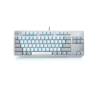 ASUS ROG Strix Scope NX TKL Moonlight White Tastiera Gaming USB, Switch ROG NX Rossi, AuraSync RGB, Tasti ABS, Frame in Alluminio, CTRL XL Xaccurate Design, Tasto Stealth, Layout ITA, Bianco