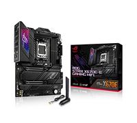 ASUS ROG Strix X670E-E Gaming WiFi 6E Socket AM5(LGA 1718) Ryzen 7000 ATX Gaming Scheda madre (18+2 fasi di alimentazione, PCIe 5.0, DDR, 4xM.2 Slot, USB 3.2 Gen 2x2, WiFi 6E, PCIe Slot Q-Release, M.2