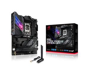 ASUS ROG Strix Z690E Gaming WiFi 6E LGA 1700 (Intel 12th Gen)Scheda madre ATX da gioco (PCIe 5.0, DDR5,2.5 Gb LAN,Thunderbolt 4,5xM.2,1xPCIe 5.0 M.2,ROG Hyper M.2 Card,Pannello frontale USB 3.2 Gen