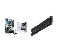 ASUS ROG Strix Z790-A Gaming WiFi D4, Intel® Z790 LGA 1700 ATX motherboard, 16 + 1 power stages, DDR4, four M.2 slots, PCIe® 5.0 + Crucial T700 4TB Gen5 NVMe M.2 SSD up to 12.400 MB/s CT1000T700SSD3