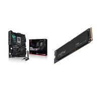 ASUS ROG Strix Z790-F Gaming WiFi Intel® Z790 LGA 1700 ATX motherboard, 16 + 1 power stages, DDR5, four M.2 slots, PCIe® 5.0 + Crucial T700 4TB Gen5 NVMe M.2 SSD up to 12.400 MB/s CT1000T700SSD3