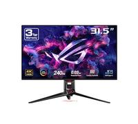 ASUS ROG Swift Monitor da gioco OLED 4K 32 pollici (PG32UCDM) - UHD (3840 x 2160), QD-OLED, 240Hz, 0,03ms, compatibile con G-SYNC, dissipatore di calore personalizzato, pellicola grafene, 99%